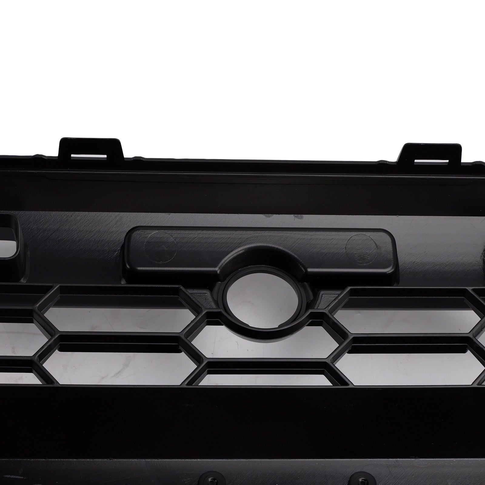Raptor Grille | Ford Transit Mk8 | 2020-2025 | Mate/negro brillo | Grill de panal del parachoques delantero con letra