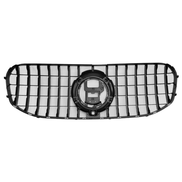 2020-2023 Mercedes Benz GLS Class X167 GTR Style Grill Front Bumper Glossy Black Replacement Grile