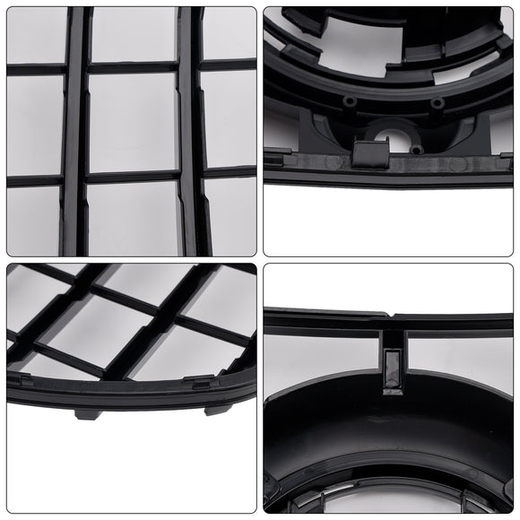 2020-2023 Mercedes Benz GLS Class X167 GTR Style Grill Front Bumper Glossy Black Replacement Grile
