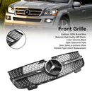Mercedes Benz 2007-2009 GL-Class X164 GL450 Chrome Diamonds Grill Grade do para-choque dianteiro-4