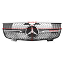 Mercedes Benz 2007-2009 GL-Class X164 GL450 Chrome Diamonds Grill Grade do para-choque dianteiro-2