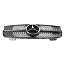 Mercedes Benz 2007-2009 GL-Class X164 GL450 Chrome Diamonds Grill Grade do para-choque dianteiro-12