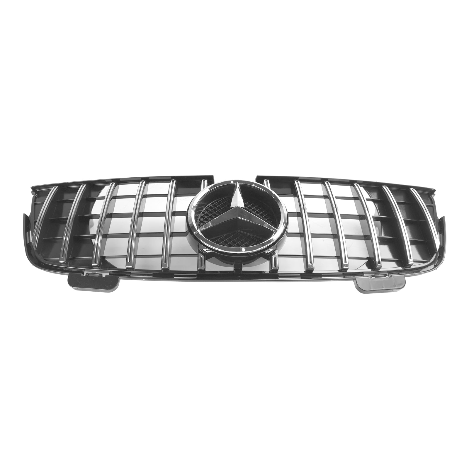 Grille de pare-chocs avant Mercedes Benz Classe GL X164 GL320 2007-2009 GT Grille de calandre noire chromée de style GTR