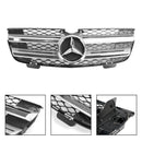 Mercedes Benz GL-Class 2007-2009 X164 Grade dianteira da entrada de ar do radiador para-choque cromado-4