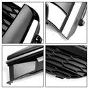 2017-2019 Audi A5 S-Line/S5 B9 Griglia fendinebbia a nido d'ape 2 pezzi Copertura inferiore paraurti anteriore Griglia nera-34