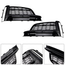 2017-2019 Audi A5 S-Line/S5 B9 Griglia fendinebbia a nido d'ape 2 pezzi Copertura inferiore paraurti anteriore Griglia nera-24