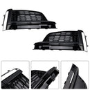 2017-2019 Audi A5 S-Line/S5 B9 Griglia fendinebbia a nido d'ape 2 pezzi Copertura inferiore paraurti anteriore Griglia nera-8