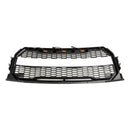 Parrilla Raptor | 2015-2017 | Ford F150 | Negro/Gris | Parrilla de panal de parachoques delantero con LED-8