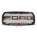 Griglia Raptor | 2015-2017 | Ford F150| Nero/Grigio | Griglia a nido d'ape per paraurti anteriore con LED-23