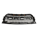 Griglia Raptor | 2015-2017 | Ford F150| Nero/Grigio | Griglia a nido d'ape per paraurti anteriore con LED-16