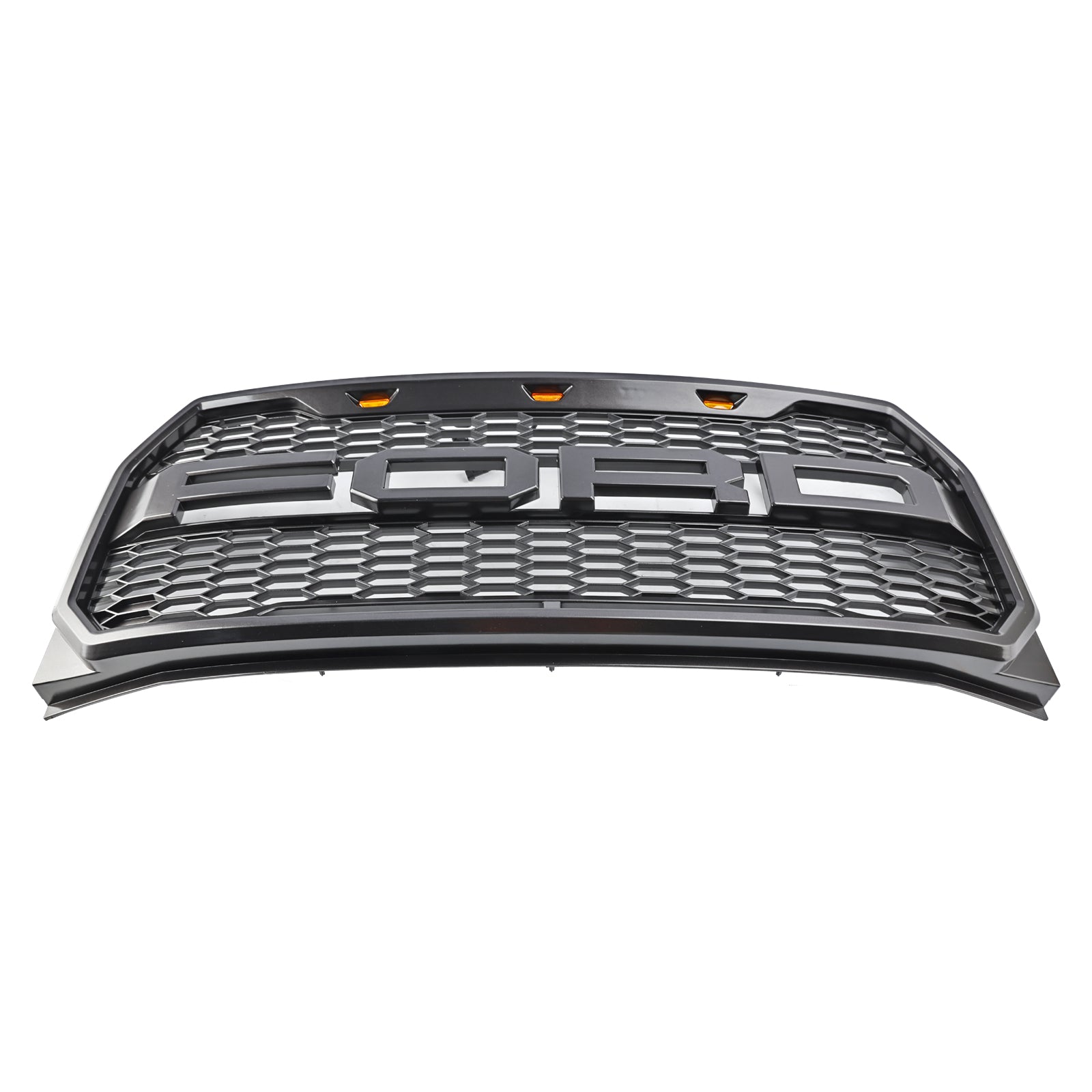 Raptor Grille | 2015-2017 | Ford F150 | Negro/gris | Grill de panal del parachoques delantero con LED
