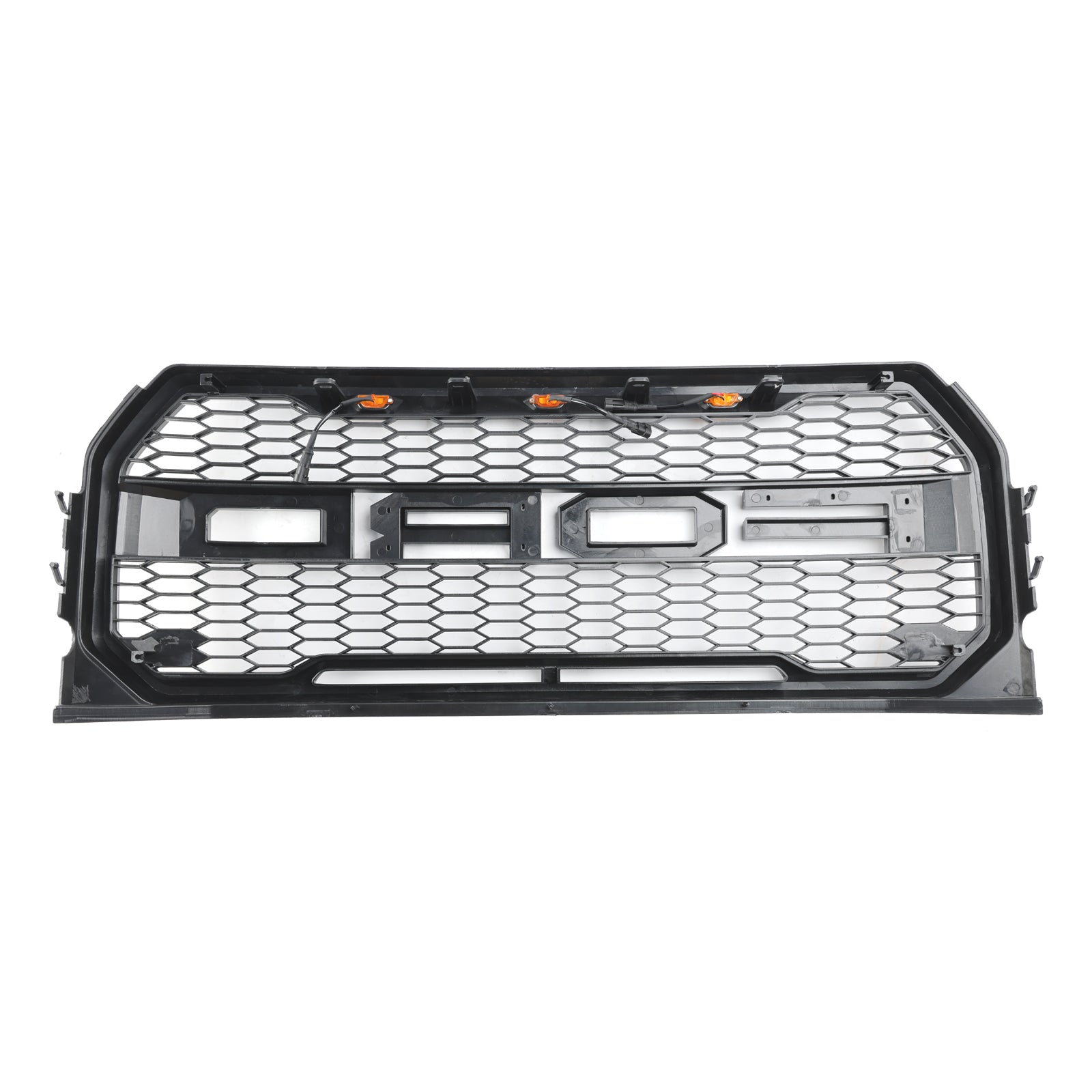 Raptor Grille | 2015-2017 | Ford F150 | Negro/gris | Grill de panal del parachoques delantero con LED