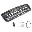 2004-2008 Ford F150 Front Bumper Mesh Hood Grill Raptor Style Gray Grille W/ LED & Letter-11