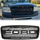 Ford F150 | 2004-2008 | Raptor Style Grill | Mattamusta | Etupuskurin vaihtosäleikkö W/ LED-4