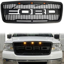 Ford F150 | 2004-2008 | Raptor Style Grill | Mattamusta | Etupuskurin vaihtosäleikkö W/ LED-1