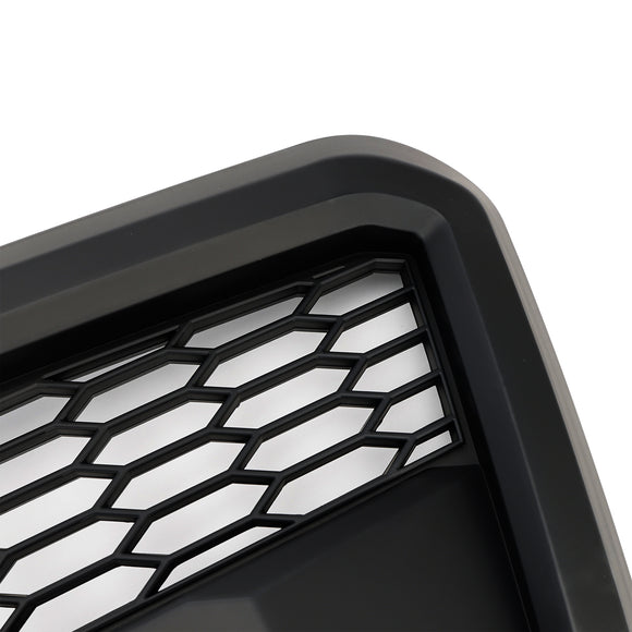 Raptor Style Grille For Ford F150 2004-2008 Front Bumper Black / Gray Grille W/LED & FORD Letter