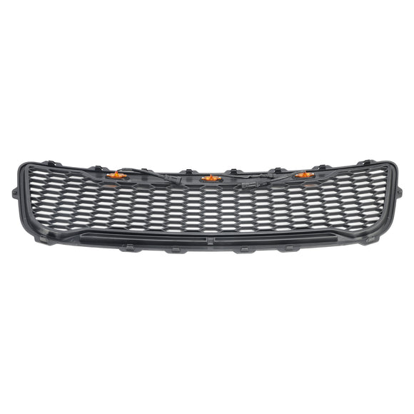 Ford F150 1999 2000 2001 2002 2003 Raptor style Grill Front Bumper Replacement Black Grille W/ LED Light & FORD Letter