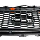 Calandre de pare-chocs avant en nid d'abeille style Ford F-150 Raptor 1999-2003, noir mat, avec éclairage LED & Lettre-8