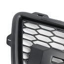 Calandre de pare-chocs avant en nid d'abeille style Ford F-150 Raptor 1999-2003, noir mat, avec éclairage LED & Lettre-6