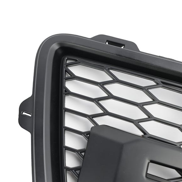 Calandre de pare-chocs avant en nid d'abeille style Ford F-150 Raptor 1999-2003, noir mat, avec éclairage LED & Lettre