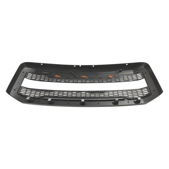 2005-2007 Ford F250 F350 Super Duty Front Bumper W/ LED Raptor Grill Black Replacement With FORD Letter Grille