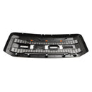 2005-2007 Ford F250 F350 Pare-chocs avant super résistant avec LED Raptor Grill Grille de remplacement noire-11
