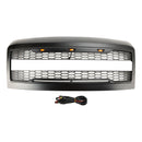 2008-2010 Ford F250 F350 F450 Super Duty Front Bumper W/ LED Lights Raptor Grill Replacement Black Grille With FORD Letter-8