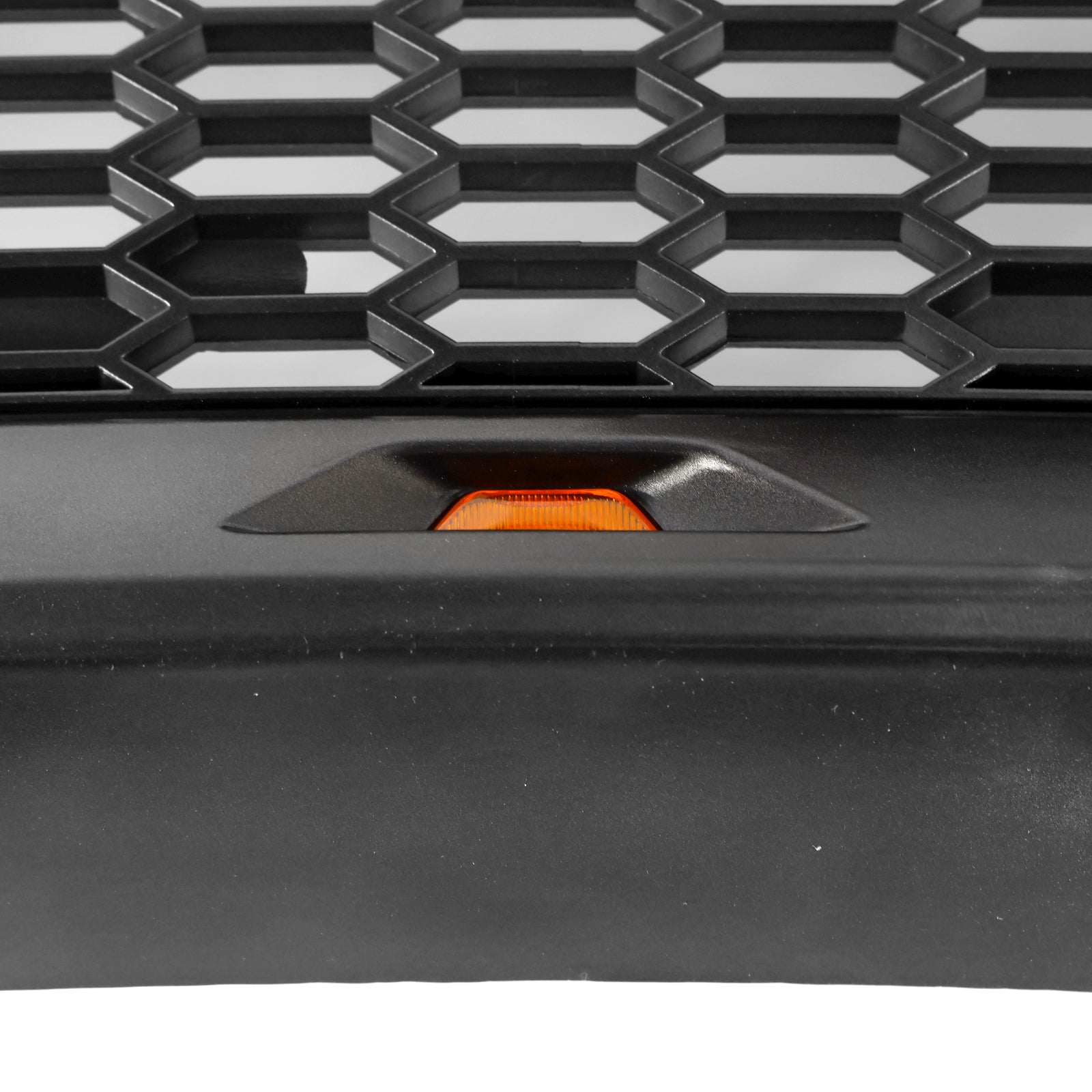 Ford F150 | Parrilla estilo Raptor | 2009-2014 | Con luz LED | Parachoques delantero | Parrilla tipo panal en negro mate/negro brillante/gris