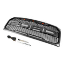 Ford F150 | Parrilla estilo Raptor | 2009-2014 | Con luz LED | Parachoques delantero | Parrilla tipo panal en negro mate, negro brillante y gris-37