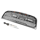 Ford F150 | Parrilla estilo Raptor | 2009-2014 | Con luz LED | Parachoques delantero | Parrilla tipo panal en negro mate, negro brillante y gris-17