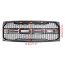 2009-2014 Ford F150 Raptor Style Front Bumper Grille Matte Black Replacement Honeycomb Grill With LED-2