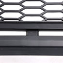 2009-2014 Ford F150 Raptor Style Front Bumper Grille Matte Black Replacement Honeycomb Grill With LED-9
