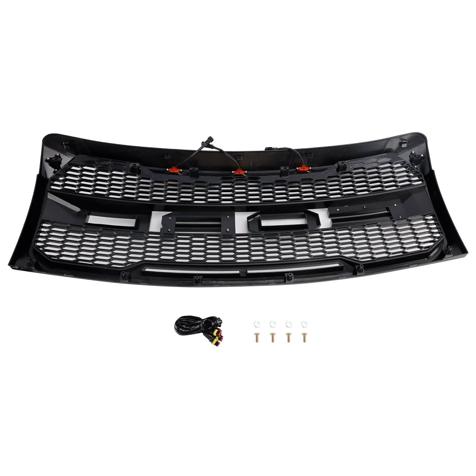 Calandre avant noire brillante Ford F150 2009 2010 2011 2012 2013 2014 Grille de radiateur d'admission d'air de pare-chocs avant