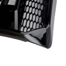 Parrilla de repuesto negra brillante para parachoques delantero estilo Raptor Ford F150 2009-2014 con LED-7