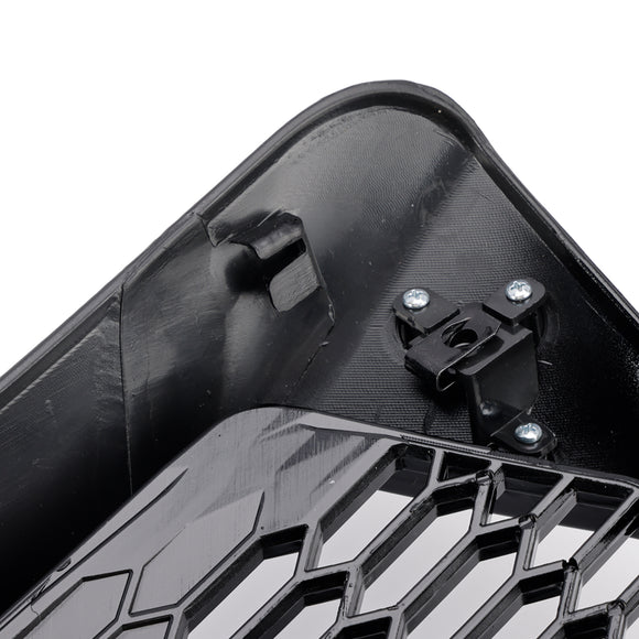 Parrilla de repuesto negra brillante para parachoques delantero estilo Raptor Ford F150 2009-2014 con LED