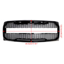 Ford F150 | Kühlergrill im Raptor-Stil | 2009-2014 | Mit LED-Licht | Frontstoßstange | Mattes Schwarz/Glänzendes Schwarz/Grauer Wabengrill + FORD-Schriftzug-27