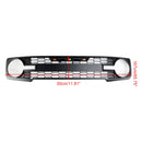 2021–2023 Ford Bronco mit LED-Licht, Ersatz für Frontstoßstangengrill, mattschwarzer Grill + FORD-Buchstabe-2