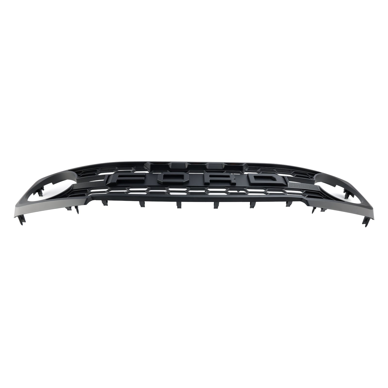 Grille de pare-chocs avant de remplacement pour Ford Bronco 2021-2023 avec éclairage LED Grille noire mate