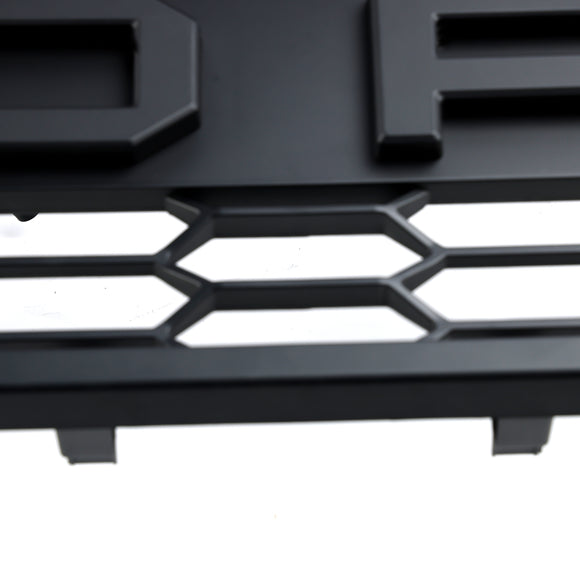 Ford Bronco 2021-2023 con griglia sostitutiva per paraurti anteriore con luce a LED, griglia nera opaca