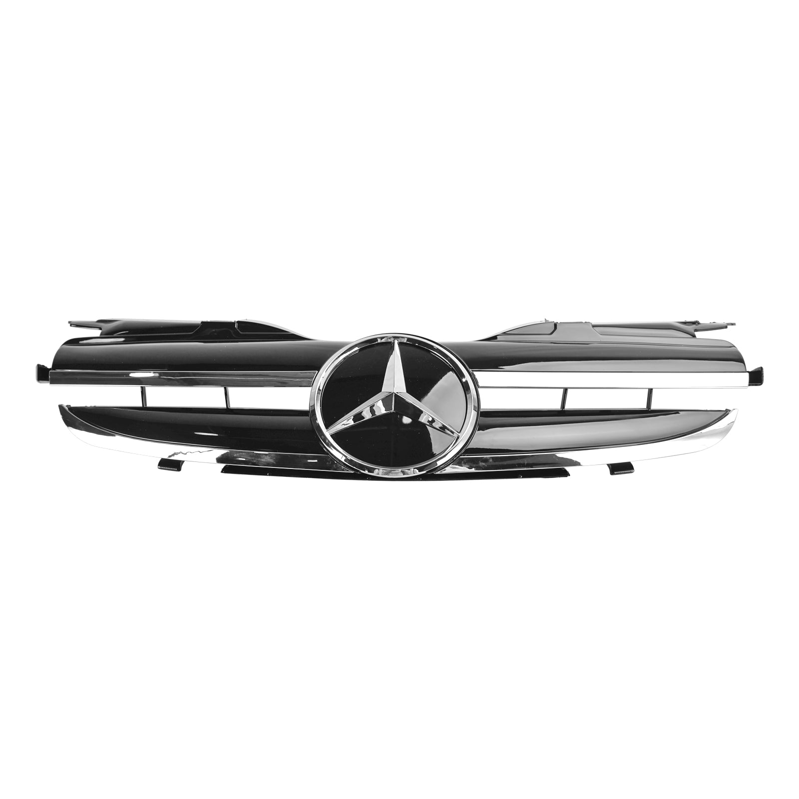 Parrilla delantera negra para parachoques de Mercedes Benz Clase SLK R170 SLK320 SLK230 SLK200 1998-2004