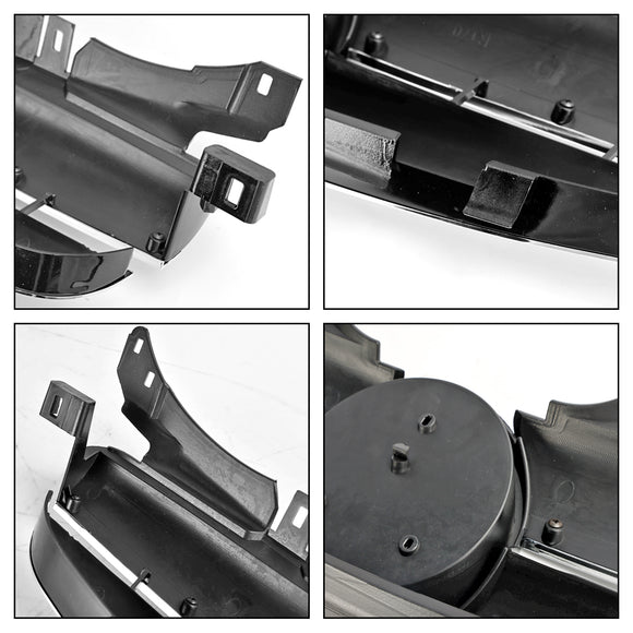 Mercedes Benz Classe SLK R170 SLK320 SLK230 SLK200 1998-2004 Grille de pare-chocs avant Grille noire