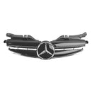 Mercedes Benz Classe SLK R170 SLK320 SLK230 SLK200 1998-2004 Grille de pare-chocs avant Grille noire-1