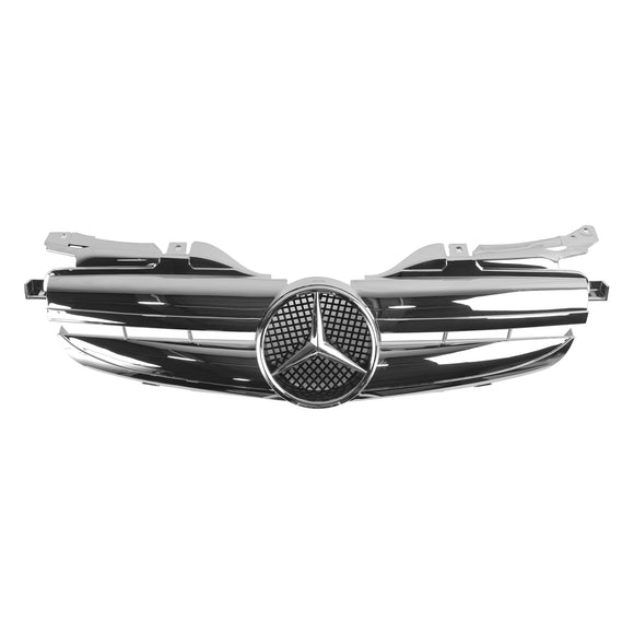 Mercedes Benz Clase SLK R170 SLK320 SLK230 SLK200 1998-2004 Parrilla de parachoques delantero Parrilla de repuesto cromada