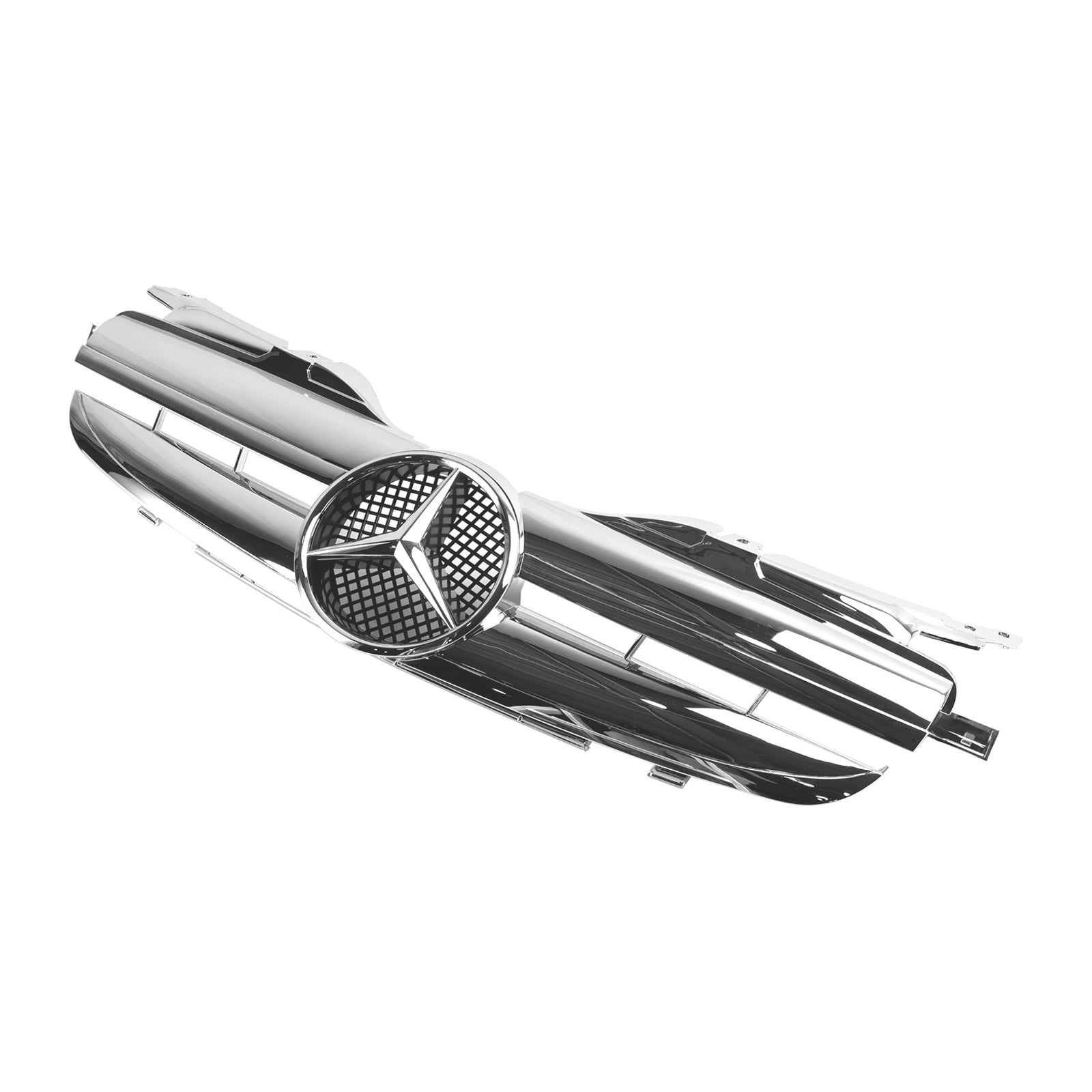 Parrilla de parachoques delantera cromada de repuesto para Mercedes Benz SLK-Class R170 SLK320 SLK230 SLK200 1998-2004