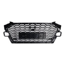 Audi A4 B9.5 A4 S-Line S4 2020-2023 RS4 Style Front Bumper Grill Replacement Black Grille-9