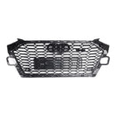 Audi A4 B9.5 A4 S-Line S4 2020-2023 RS4 Style Grille de pare-chocs avant de remplacement Grille noire-13