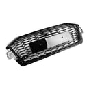 Audi A4 B9.5 A4 S-Line S4 2020-2023 RS4 Style Front Bumper Grill Replacement Black Grille-11