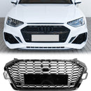 Audi A4 B9.5 A4 S-Line S4 2020-2023 RS4 Style Front Bumper Grill Replacement Black Grille-1