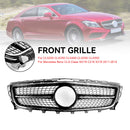Mercedes-Benz CLS W218 C218 X218 2011-2014 CLS250/350/400/500/550 Diamant-/AMG-stijl grille voorbumper zwarte grille-14