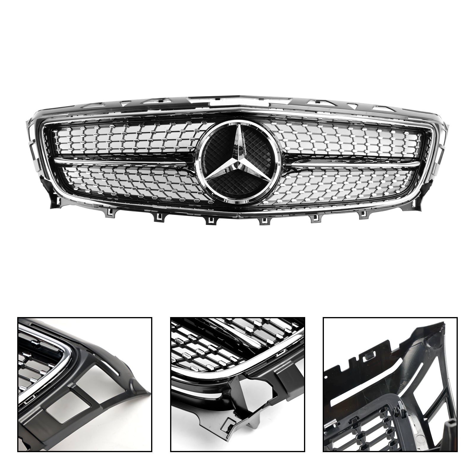 Grille de calandre avant de remplacement pour Mercedes Benz Classe CLS W218 CLS250/350/400/500/550 C218 X218 2011-2014